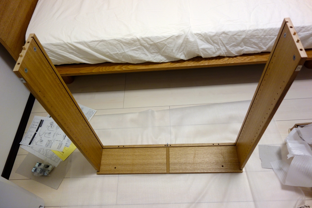 無印良品：『木製ベッドフレーム下収納』で無駄なく収納！