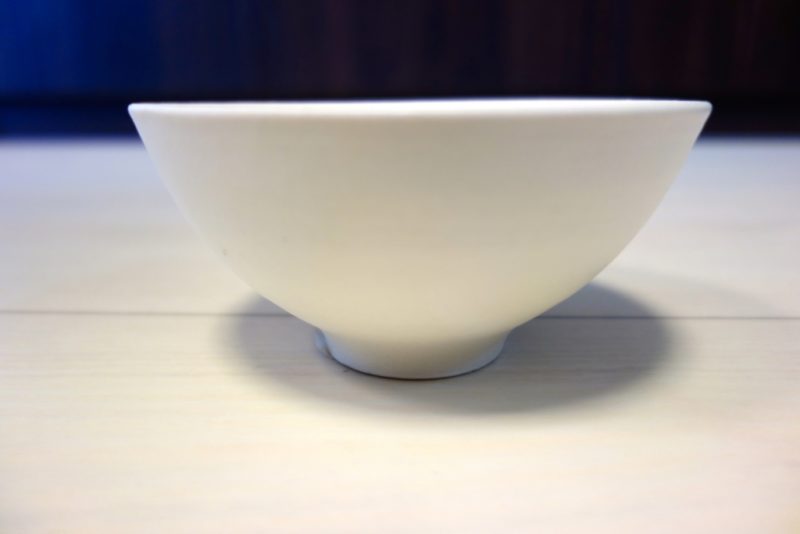 無印良品のおちゃわん：信楽焼・飯碗（約直径12.5×高さ6cm）