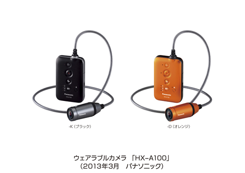 Panasonic 耳にかけて撮影できるウェアラブルカメラ HX-A100を発売！